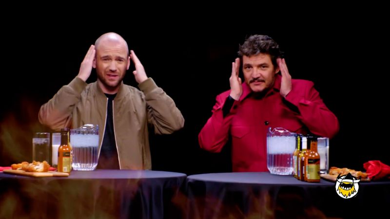 NextImg:Pedro Pascal jokes he wants to bite into flesh, drink blood in spicy interview | CNN Business