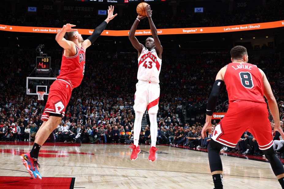 Pascal Siakam is a two-time NBA All-Star and one of eight African players on the Toronto Raptors roster. Born in Cameroon, Siakam has been with the Canadian team since 2016.