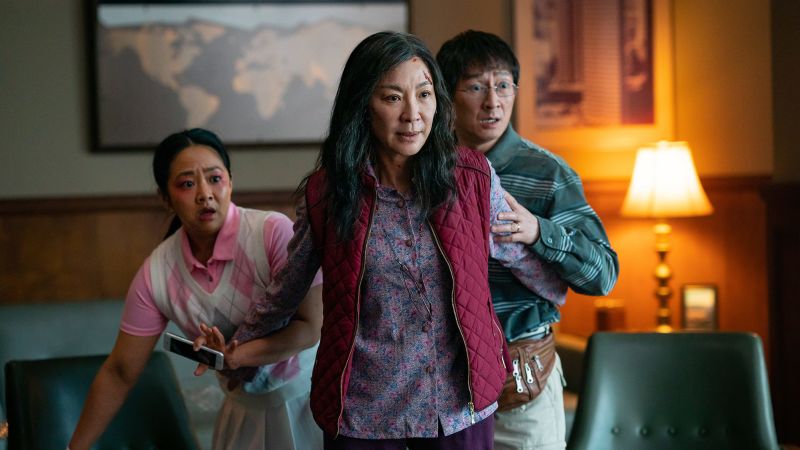 'Everything Everywhere All at Once' dominates with 7 wins, including best actress for Michelle Yeoh and best picture