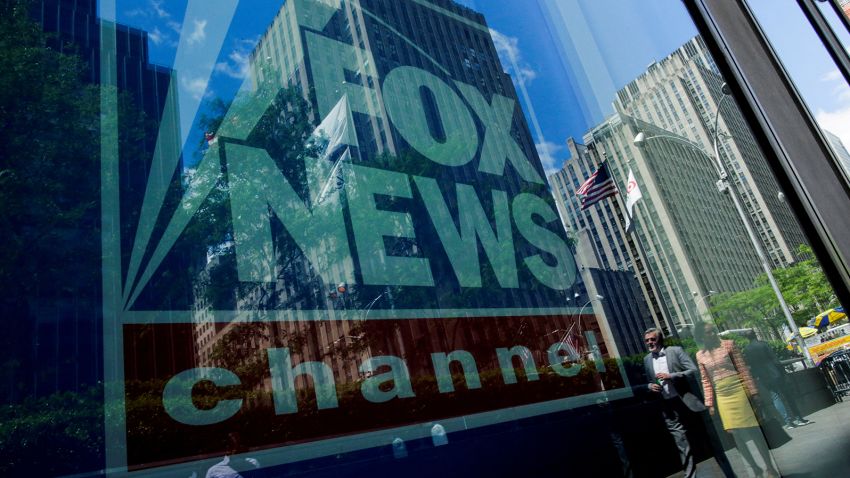 A Fox News channel sign is seen at the News Corporation building in the Manhattan borough of New York City, New York, U.S., June 15, 2018.
