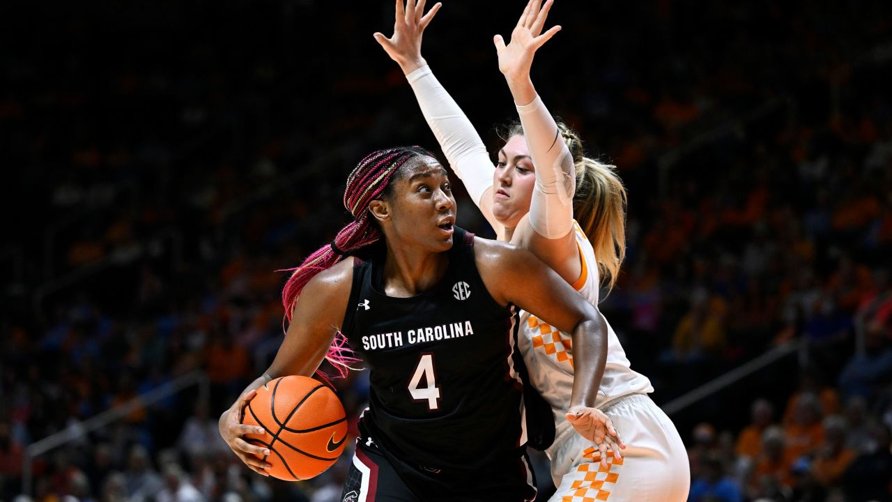 Aliyah Boston starred for the Gamecocks last year and will most likely be the first pick in the upcoming WNBA draft.