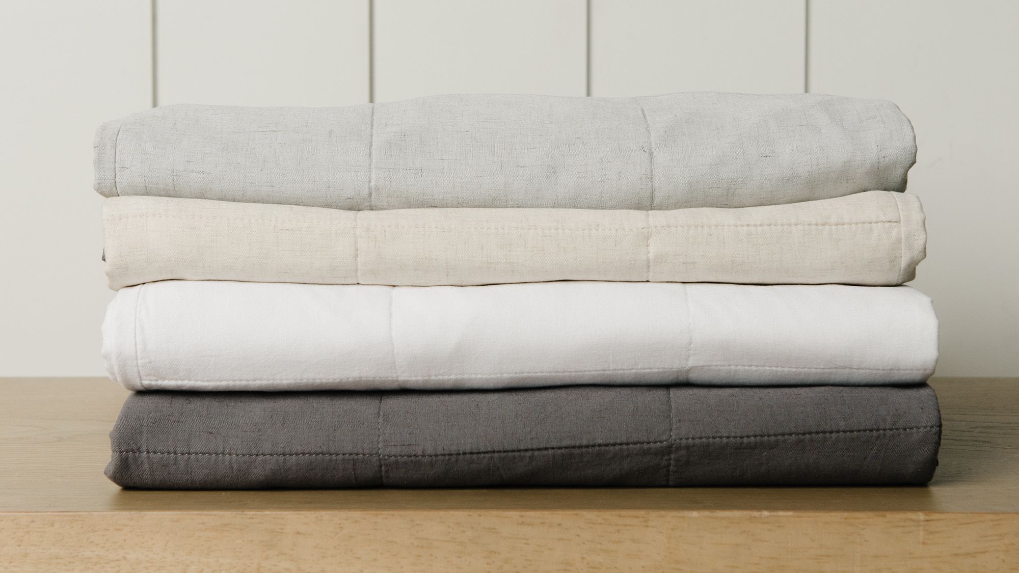 Cozy Earth Linen Bamboo Box Quilt and Shams CNN Underscored