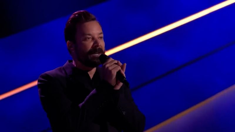 NextImg:Jimmy Fallon tried a prank on 'The Voice'. One judge wasn't having it | CNN Business