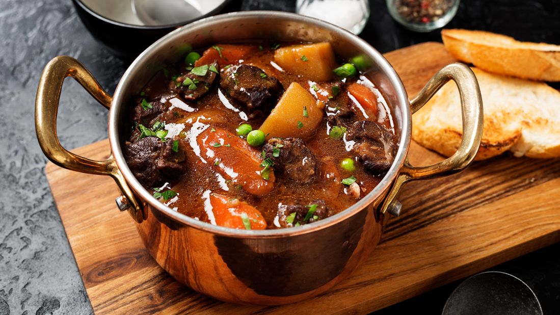 <strong>Irish stew: </strong>This stew is traditionally made with lamb but can also be prepared with beef. It's a St. Patrick's Day favorite. 