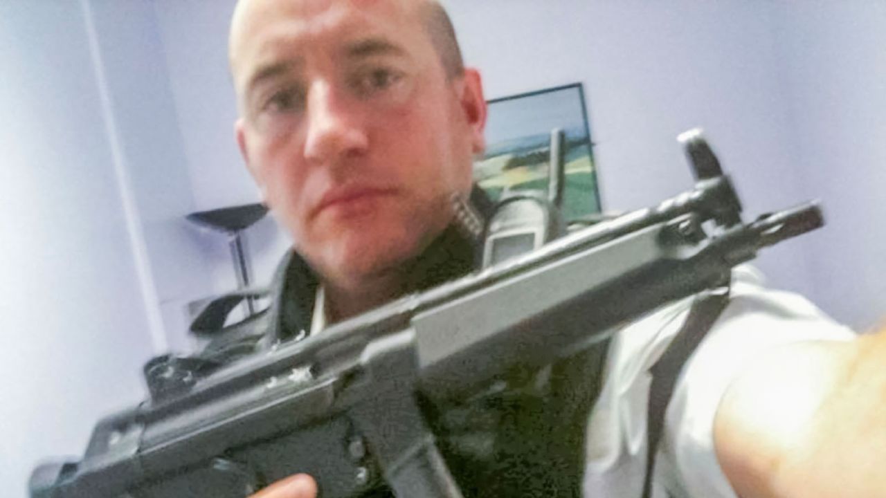 Carrick served in an armed unit. Carrying a gun is rare for British police officers who are traditionally not armed. Firearms became a key part of Carrick's abuse, which he used to threaten his victims.