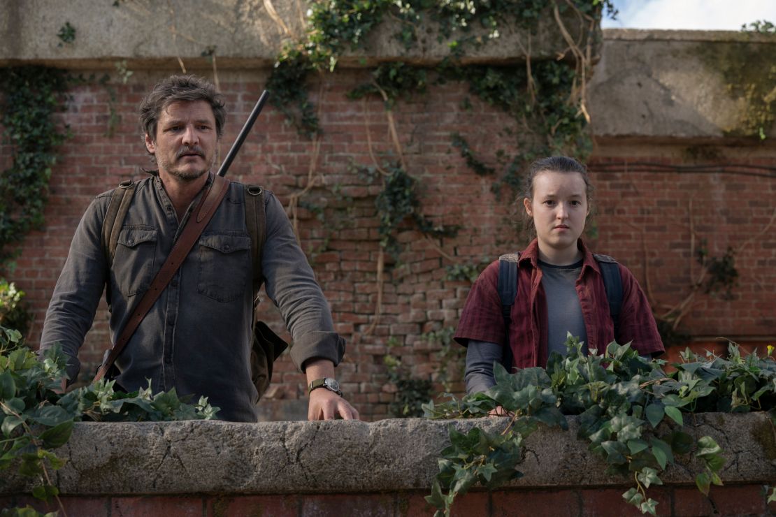 Pedro Pascal and Bella Ramsey in episode 9 of "The Last of Us"