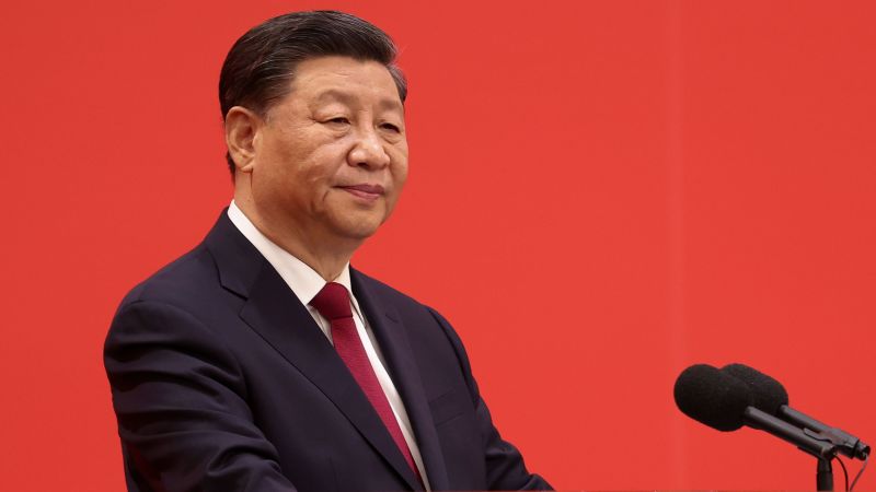 NextImg:Xi Jinping's norm-busting third term as China's president rubber stamped | CNN