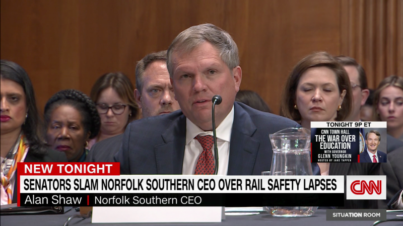 Norfolk Southern CEO pressed over train crash | CNN