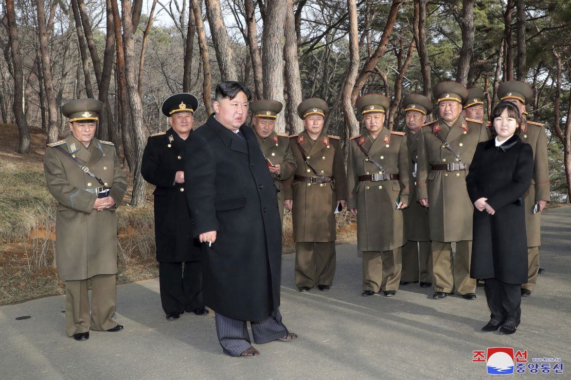 <b>In</b> this photo provided by the North Korean government, North Korean leader <b>Kim</b>...