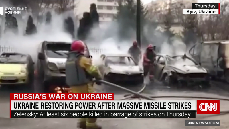 Ukraine reels from massive Russian strikes | CNN