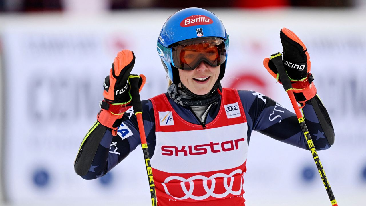 Shiffrin now needs just one more victory to be the outright World Cup record holder.