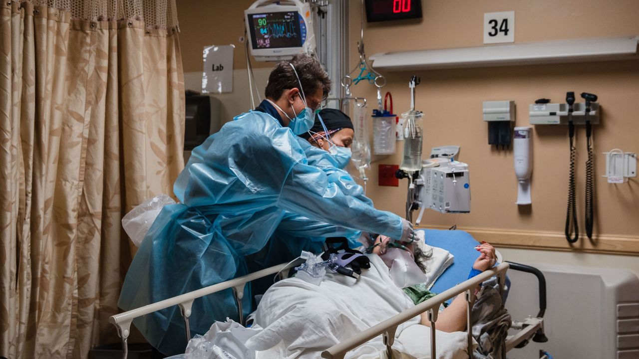 As Covid-19 tore through Southern California, small hospitals in rural towns like Apple Valley were overwhelmed, with coronavirus patients crammed into hallways, makeshift ICU beds and even the pediatric ward. 