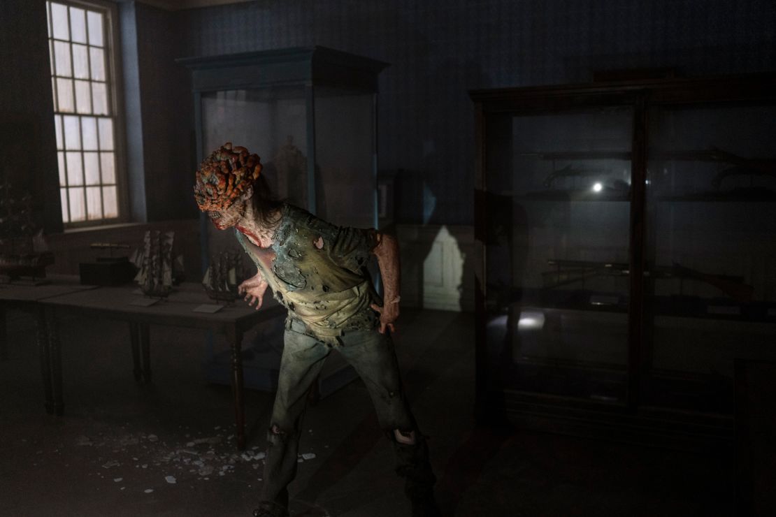 Clickers are people infected by the Cordyceps fungus whose bodies have been overtaken in "The Last of Us."