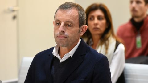 Former Barça president Sandro Rosell is one of the accused in the Prosecutor's Office report.