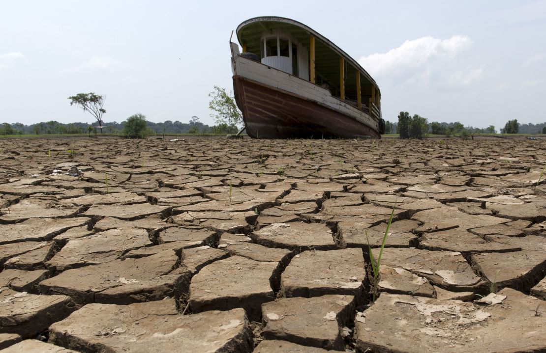 The worst drought to ever plague Brazil's Amazon region drained river levels to historic lows in 2015.