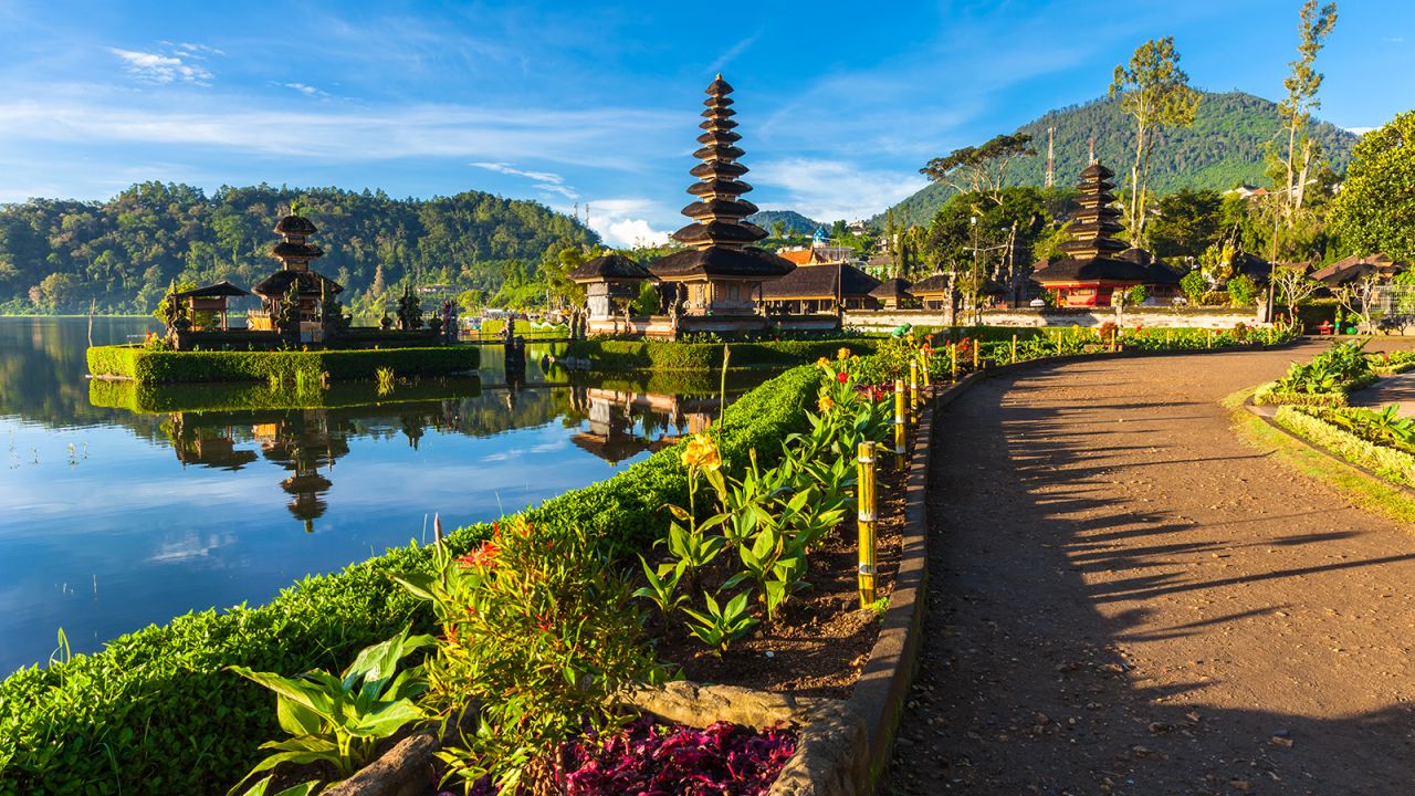 Dubbed the 'Island of the Gods', the Indonesian island of Bali attracts large numbers of Russians. 