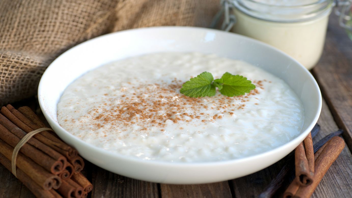 <strong>Milchreis: </strong>A stovetop staple at many a German <em>oma's</em> house, milchreis (translation: milk rice), is a creamy rice pudding made from arborio, medium or long grain white rice that's sweetened with cinnamon and sugar and splashed with vanilla extract.