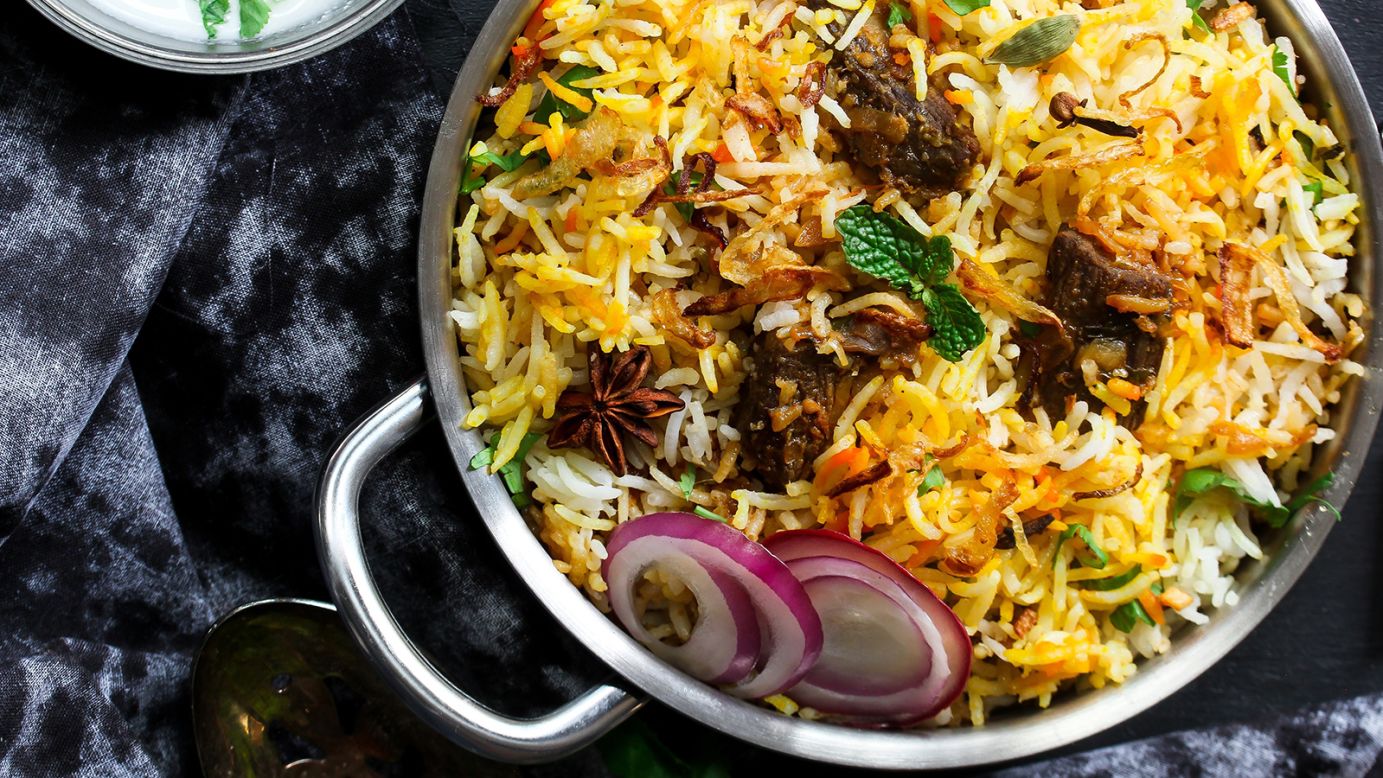 <strong>Biryani: </strong>Beloved across the Indian subcontinent and said to have originated in Iran, biryani is almost always on the menu for special occasions in India.