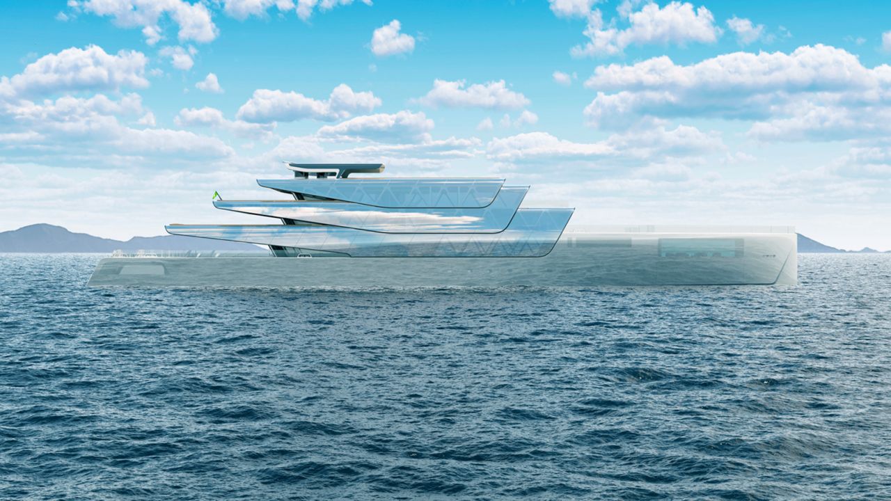 A rendering of the Pegasus concept by Jozeph Forakis Design, described as the