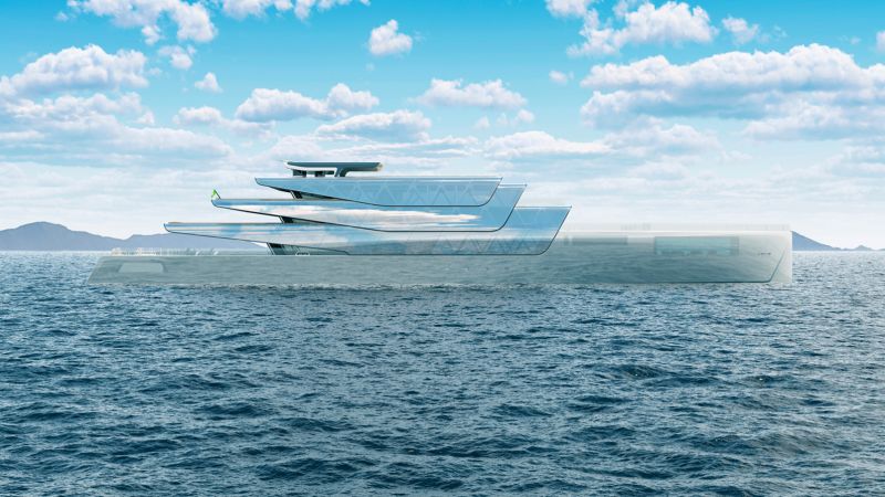The 3D printed superyacht concept designed to be ‘virtually invisible’ | CNN
