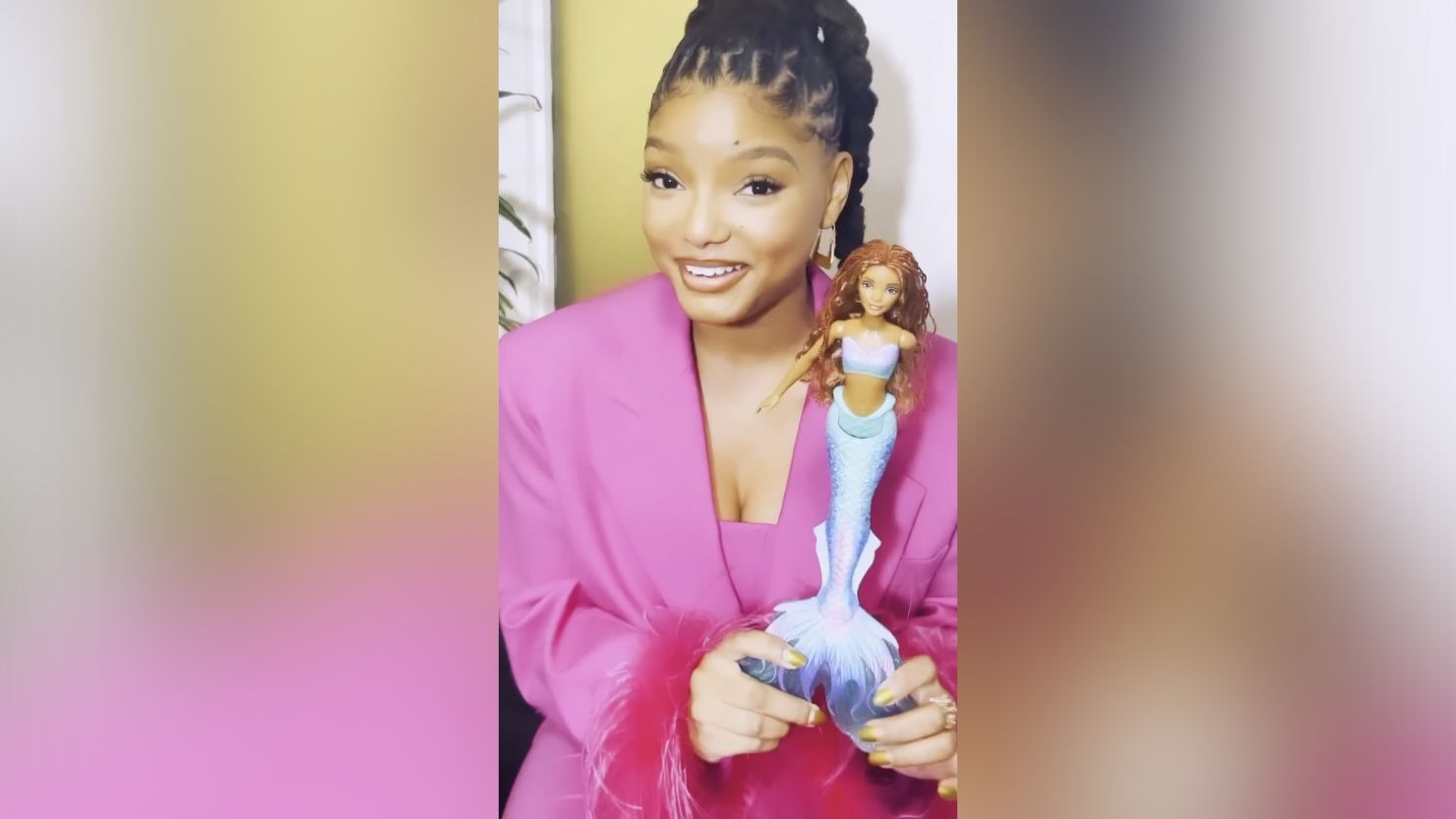 The new "Little Mermaid" doll was revealed last week, a replica of actor Halle Bailey who plays Ariel in the forthcoming Disney film. 