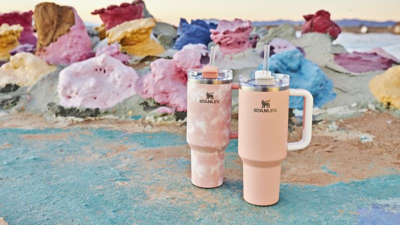 Target's new Stanley cups come in pink and purple watercolor shades