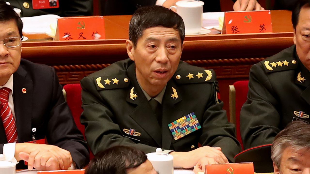 General Li Shangfu at the opening ceremony of China's 19th Party Congress in 2017.