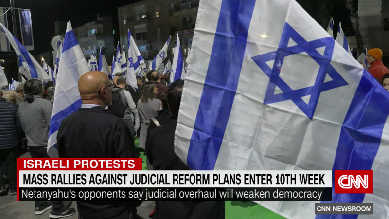 Thousands protest government’s plan to overhaul judicial system | CNN