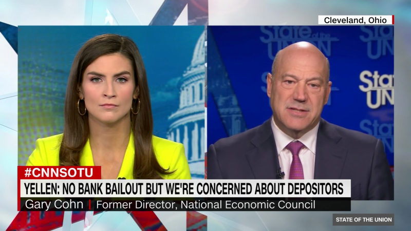 Cohn on SVB bailout: ‘Something has to be done’ to help depositors | CNN Politics