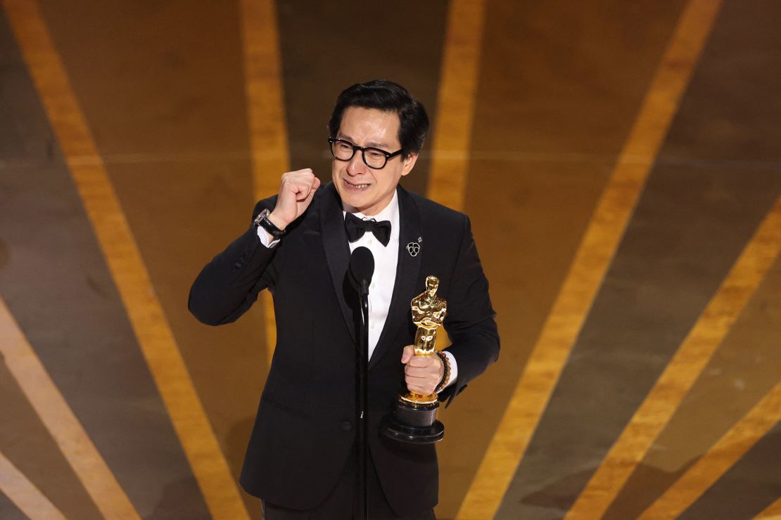 Ke Huy Quan won the Oscar for Best Supporting Actor for "Everything Everywhere All at Once." 
