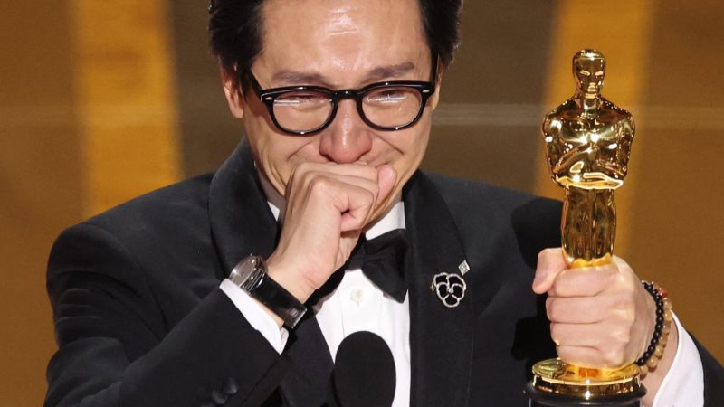 Ke Huy Quan moved to tears after winning Oscar for best supporting actor | CNN