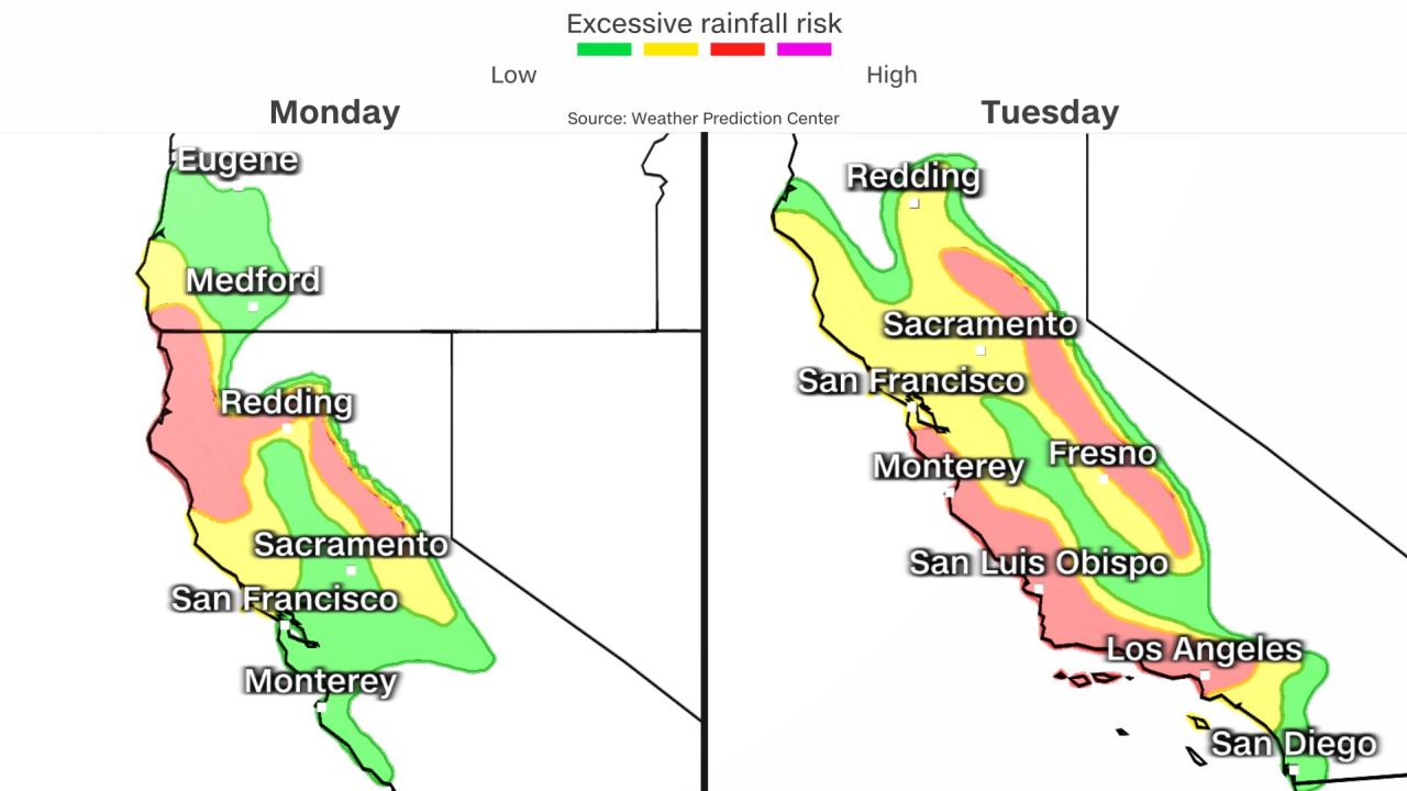 weather excessive rainfall outlook monday tuesday 03132023