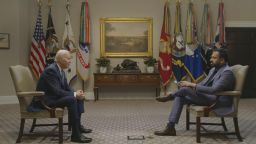 President Joe Biden joined guest host Kal Penn for an in-depth interview on Comedy Central's The Daily Show. 