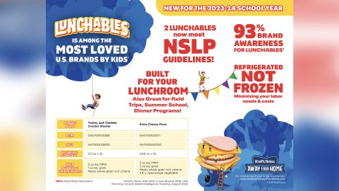 Kraft-Heinz says that Lunchables will minimize school "labor needs and costs"  in its promotional materials. Documents promoting Lunchables for schools were posted on a Kraft-Heinz website.