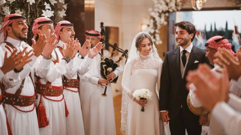 The royal wedding of Jordan's Princess Iman Bint Abdullah II and Jameel Alexander Thermiotis on Sunday