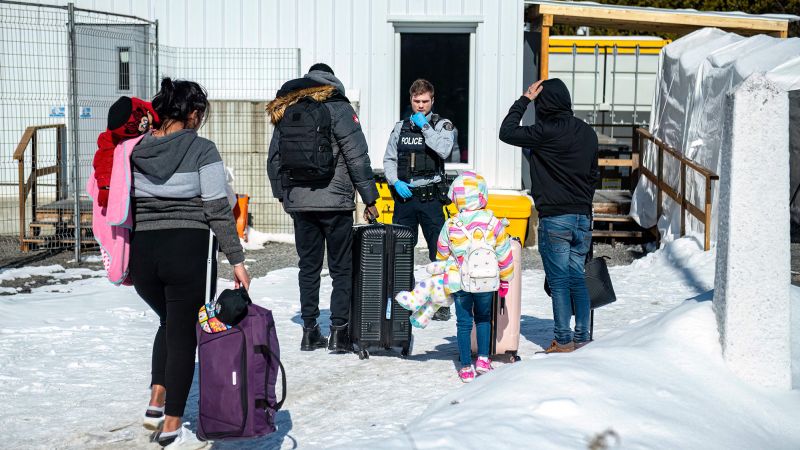 Why the US northern border is experiencing record migration | CNN