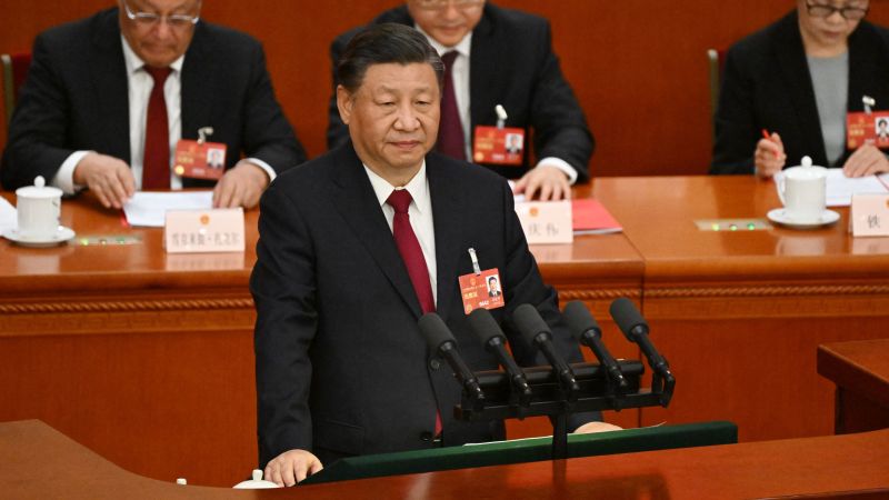 Xi Jinping vows to make China’s army a ‘nice wall of metal’ in first speech of latest presidential time period | CNN