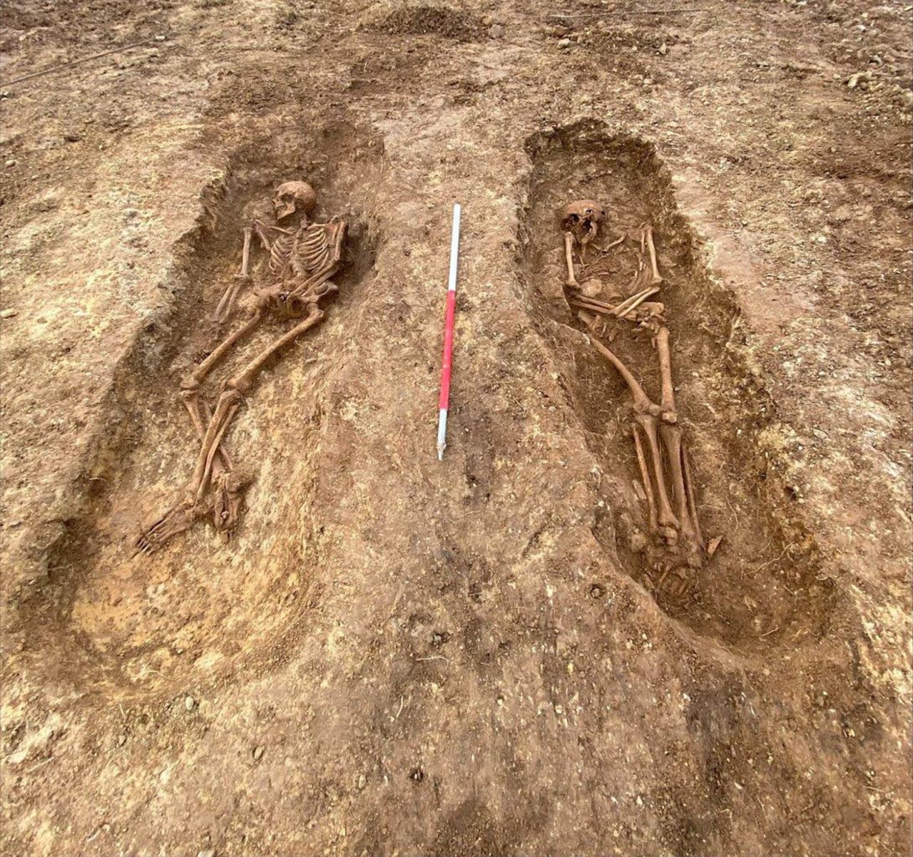 The previously undiscovered remains included men, women and children. 