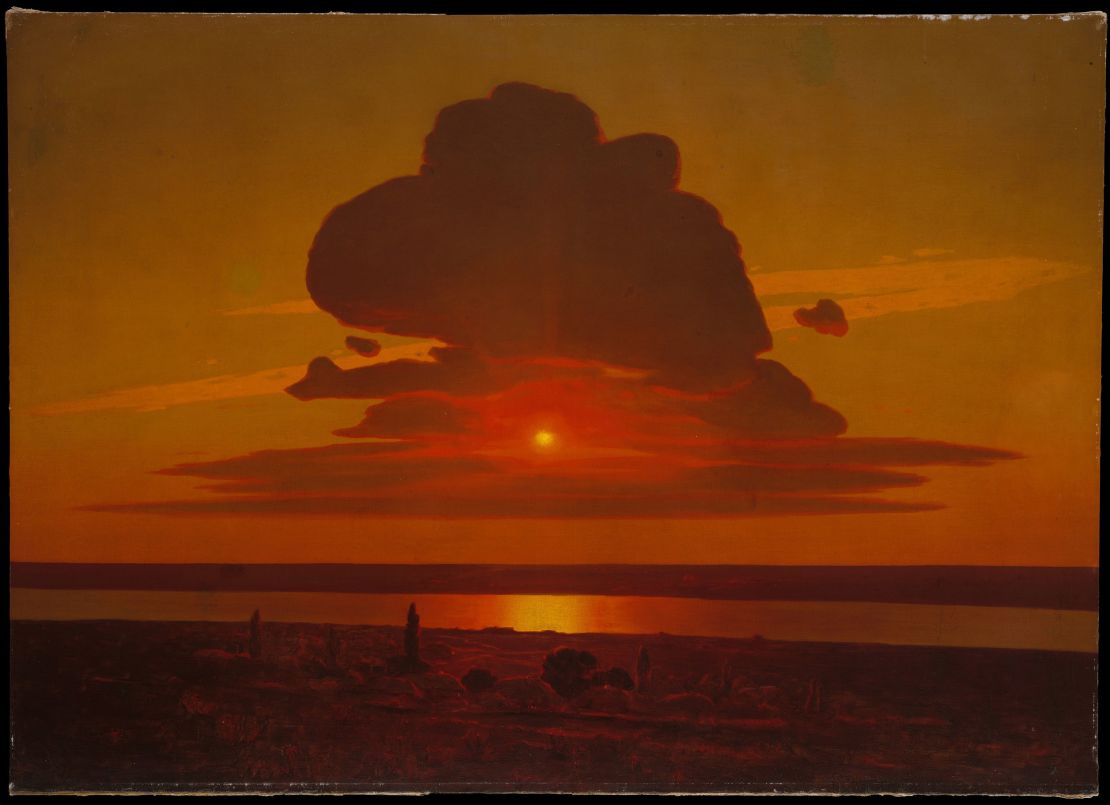 "Red Sunset" by Arkhyp Kuindzhi (1905-8). 