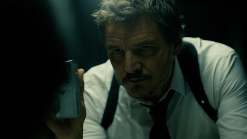 Pedro Pascal as "Detective Tim Rockford" in a promo for the mobile game "Merge Mansion."