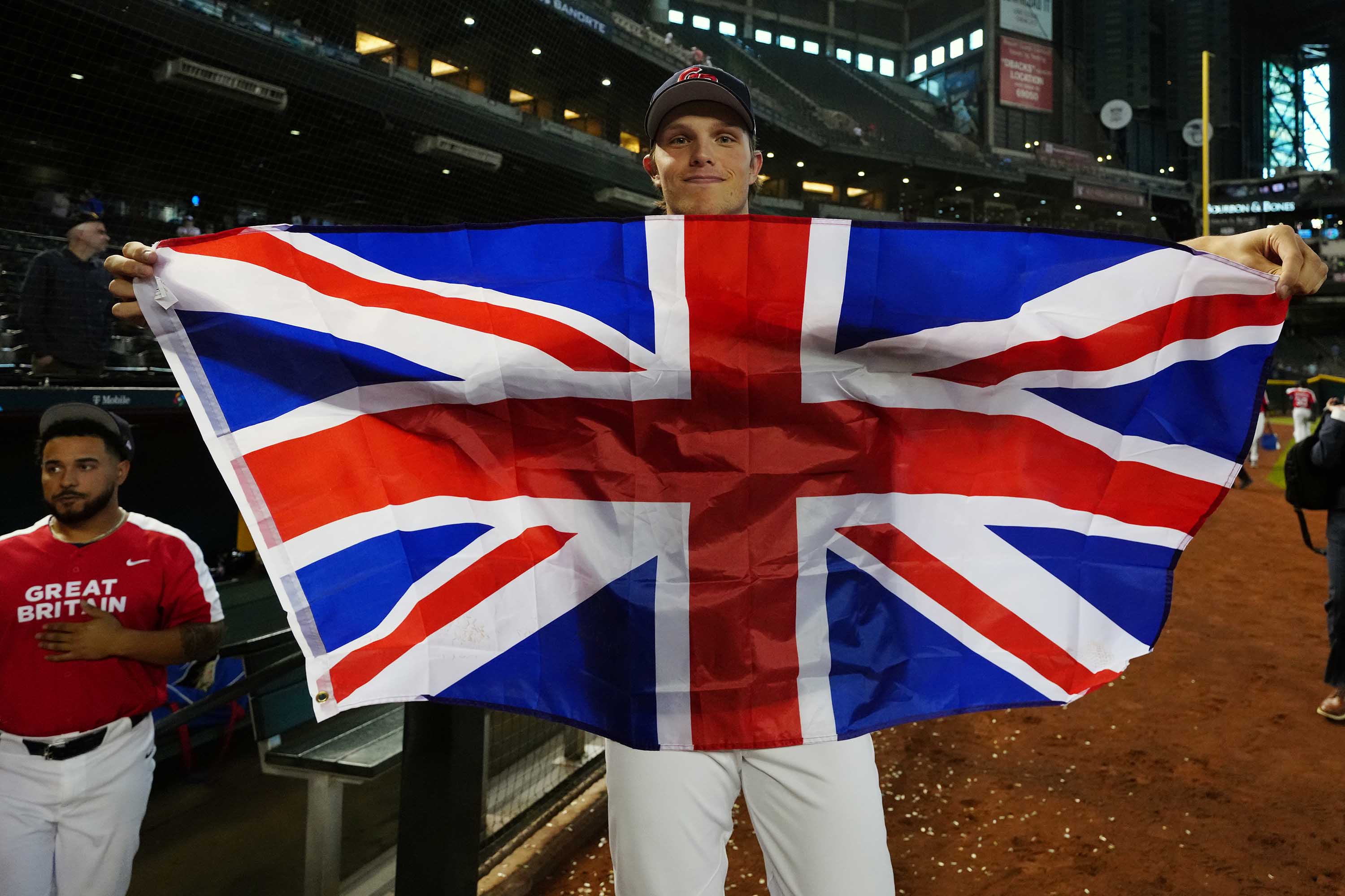 Great Britain using fitting celebration at World Baseball Classic