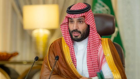 Saudi Crown Prince Mohammed bin Salman pictured in October 2021.