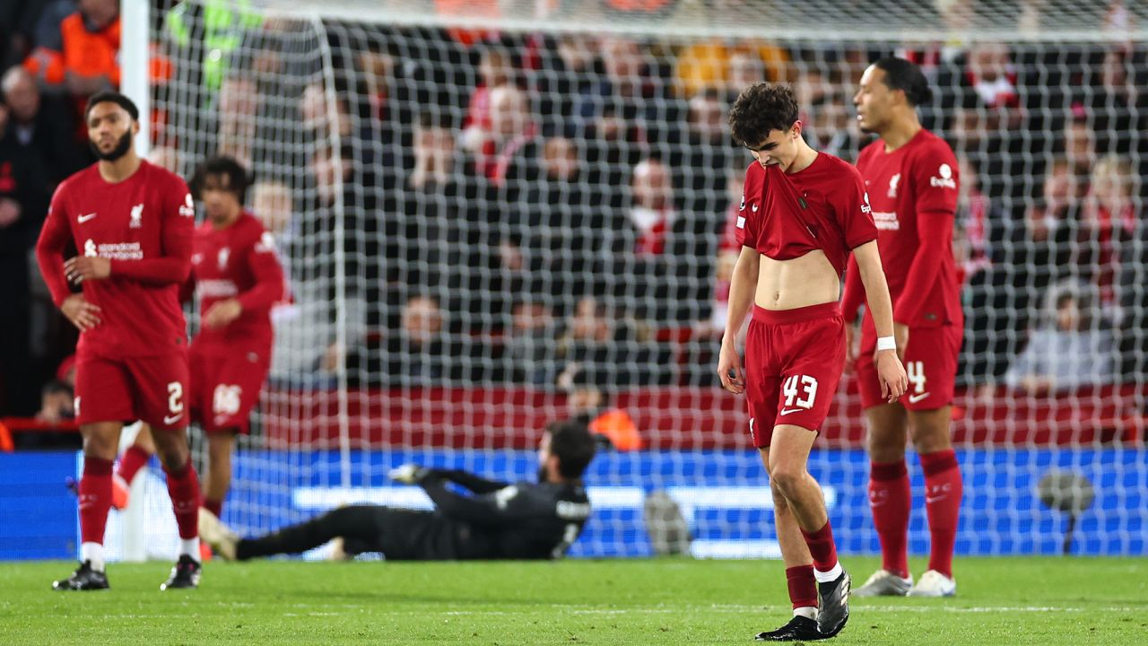 Liverpool's 5-2 defeat was the teams largest home loss in European history.
