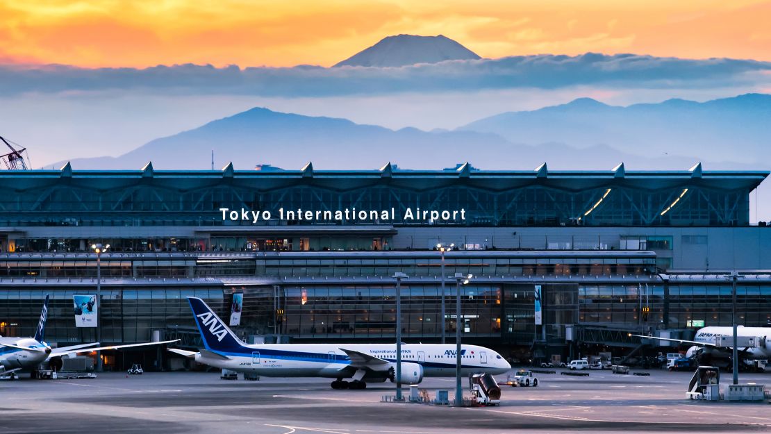 Tokyo International Airport is number three on the Skytrax list.