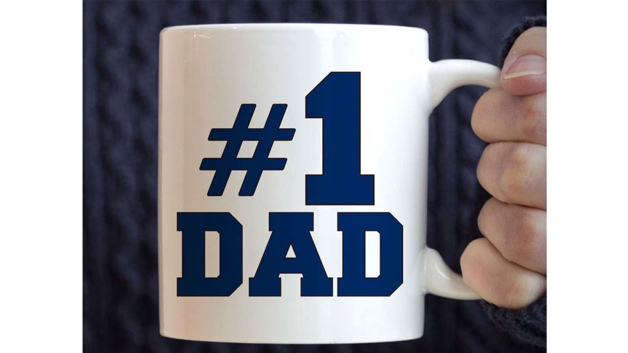underscored Etsy #1 Dad Mug