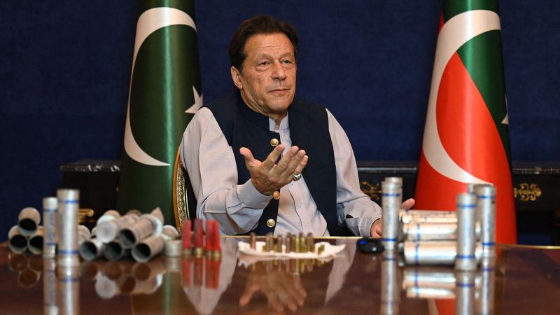 NextImg:Former Pakistan Prime Minister Imran Khan arrested by paramilitary police | CNN