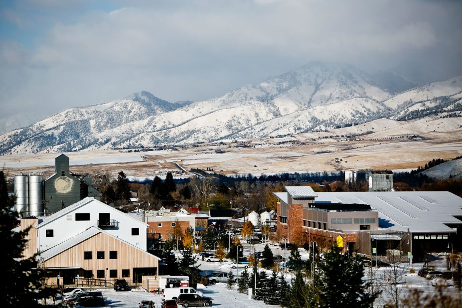 <strong>Bozeman, Montana:</strong> The little city of Bozeman is "turning into a Rocky Mountain hub," says TIME, following a rush of pandemic relocation.