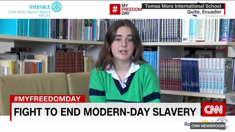 STUDENTS WORLDWIDE STAND UP AGAINST HUMAN TRAFFICKING AND MODERN DAY SLAVERY | CNN