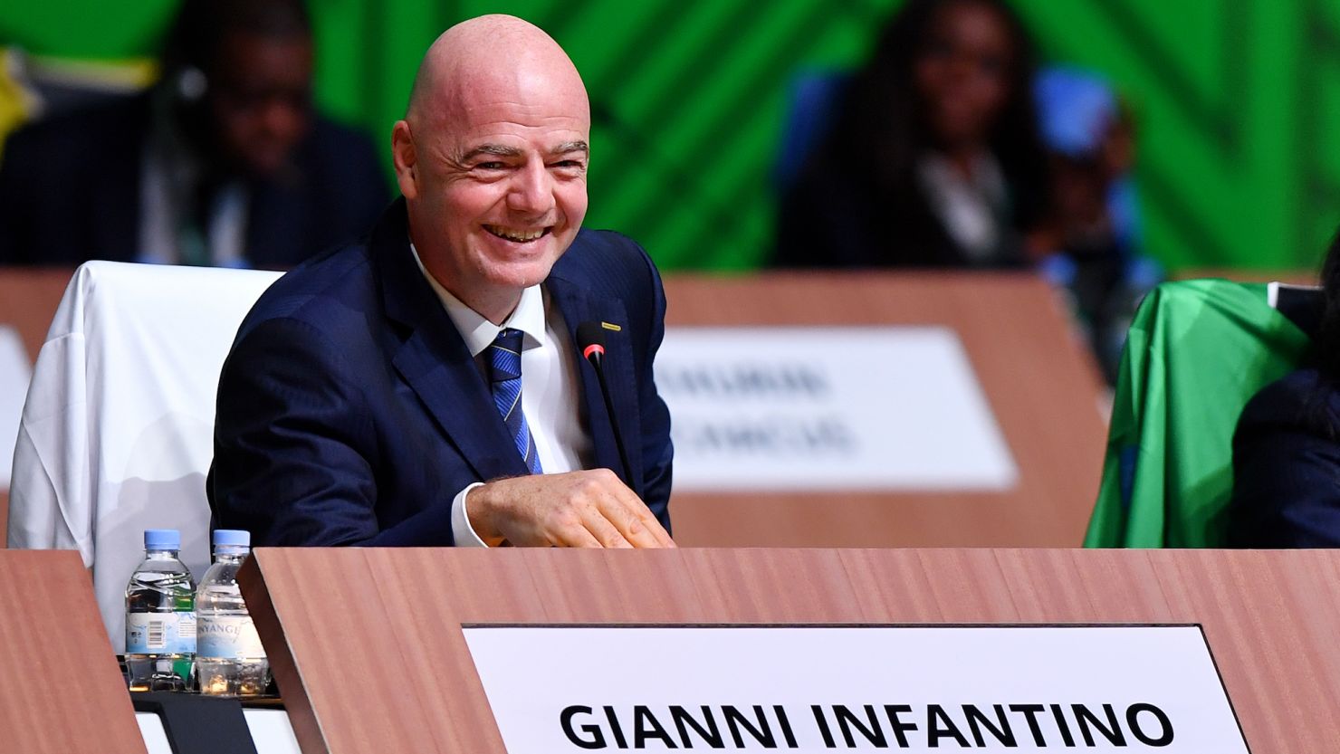 Gianni Infantino succeeded the disgraced Sepp Blatter in 2016.