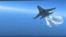US Air Force MQ-9 camera footage: Russian Su-27 Black Sea intercept